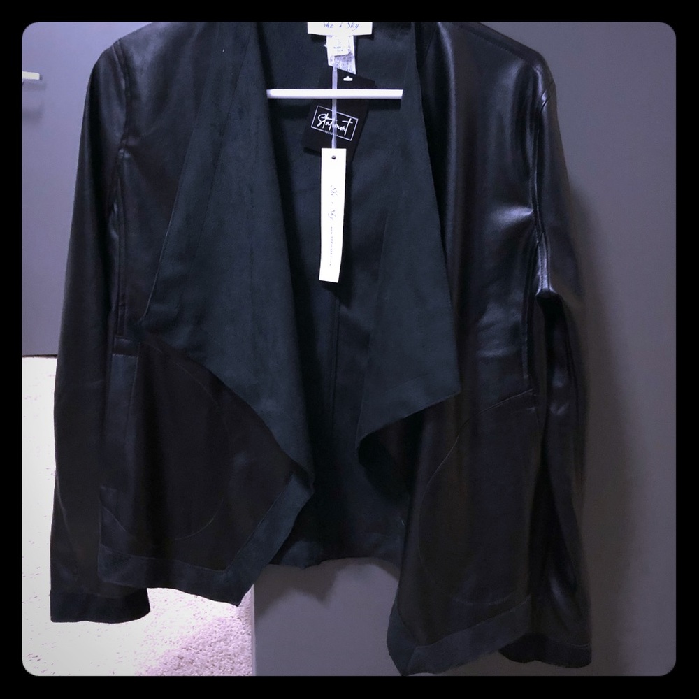 Vegan leather jacket